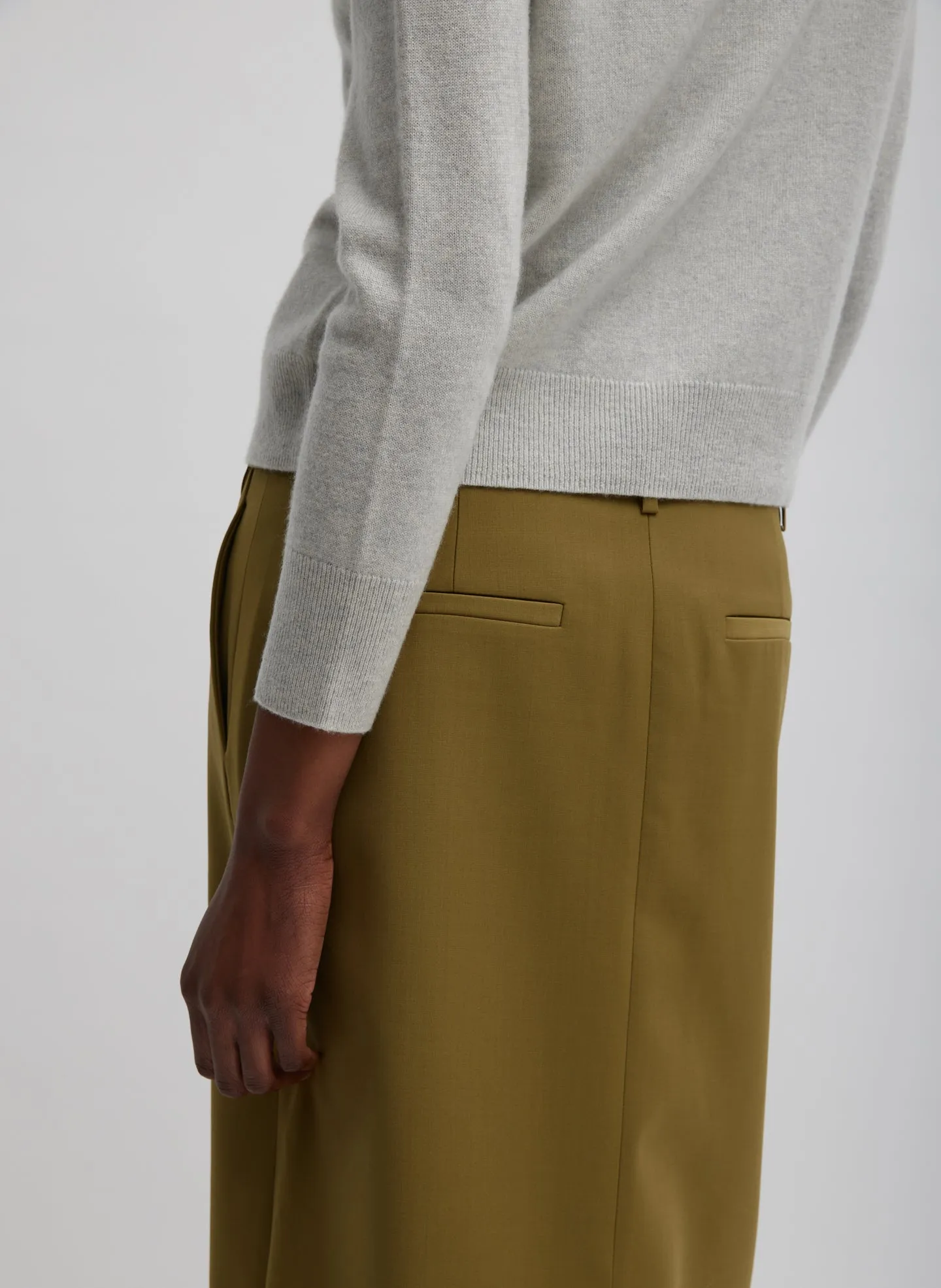 Tropical Wool Maxi Trouser Skirt sold by Tibi product image thumbnail 4