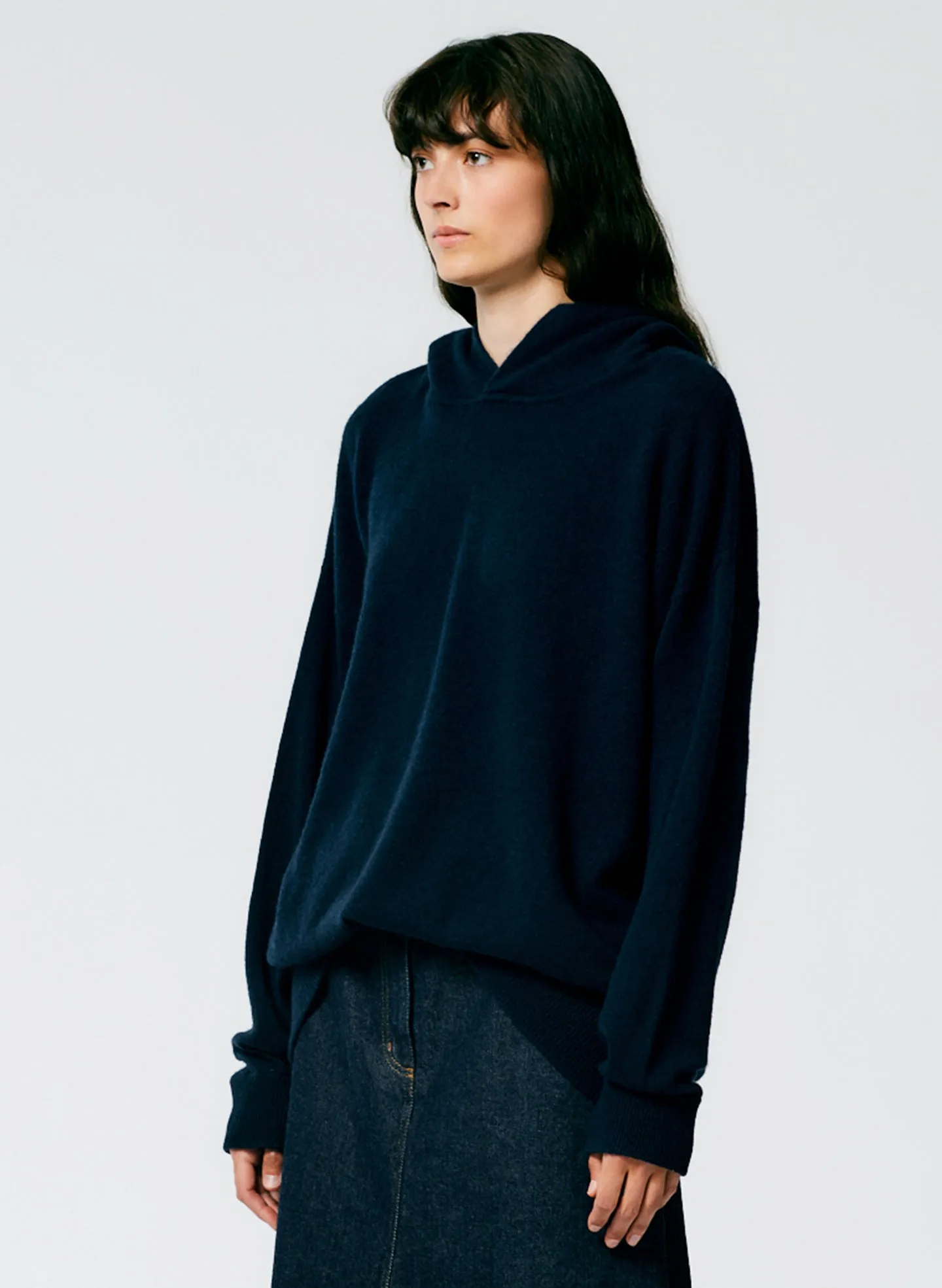 Feather Weight Cashmere Easy Men's Hoodie sold by Tibi product image thumbnail 2
