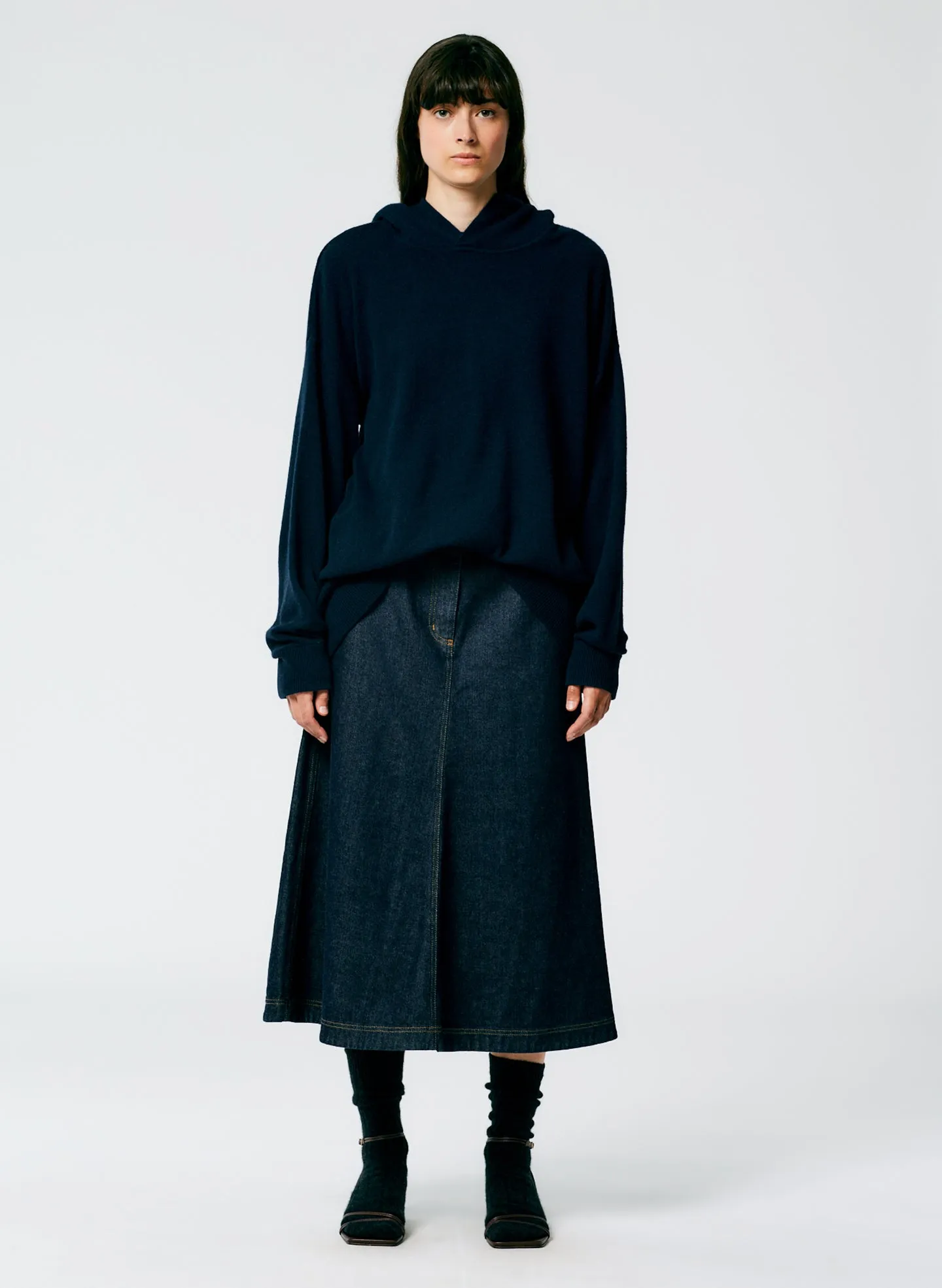 Feather Weight Cashmere Easy Men's Hoodie sold by Tibi product image thumbnail 4