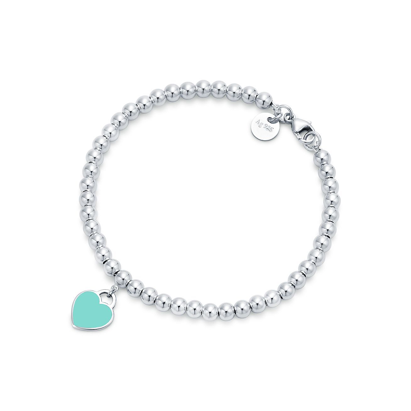 Return to Tiffany™ Tiffany Blue Heart Tag Bead Bracelet sold by Tiffany & Co.