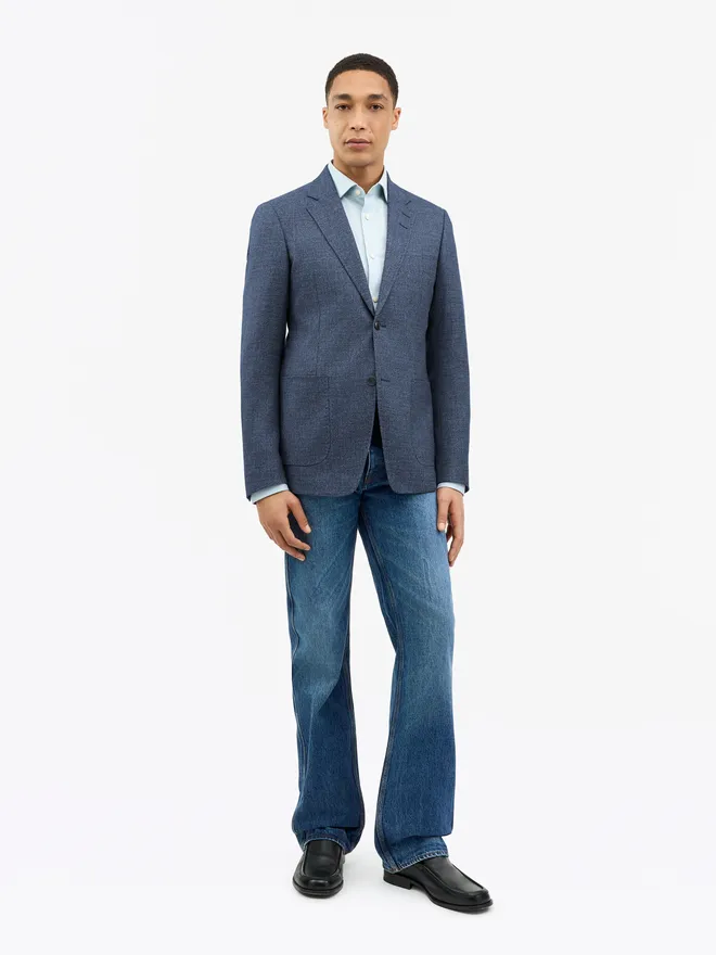 Justin HL Linen-Wool Jacket sold by Tiger of Sweden product image thumbnail 3