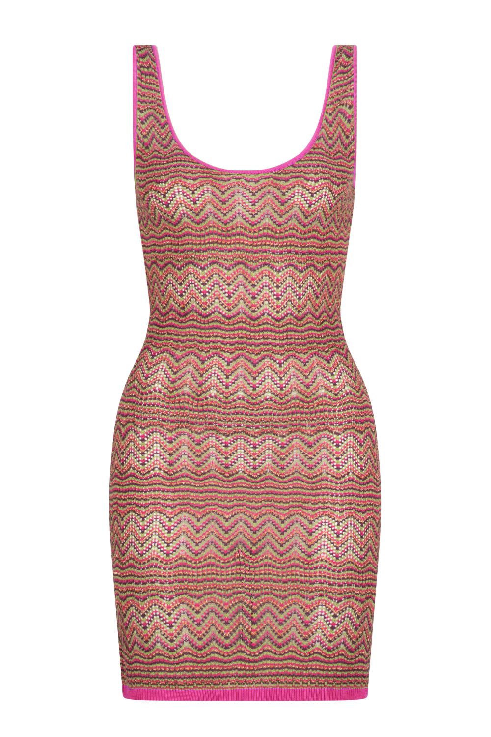 Valentina Julia Knit Mini Dress - Tropical Jewel sold by Tigerlily