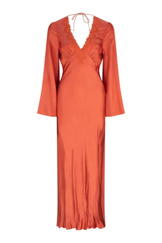 Aurora Ezra Maxi Dress - Ginger Spice sold by Tigerlily