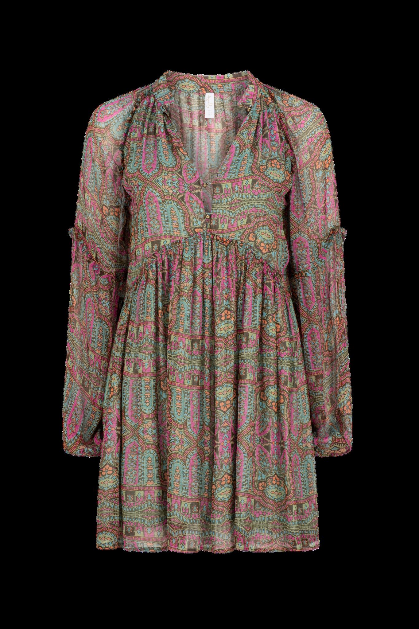 Marjorie Isla Mini Dress - Taragon sold by Tigerlily