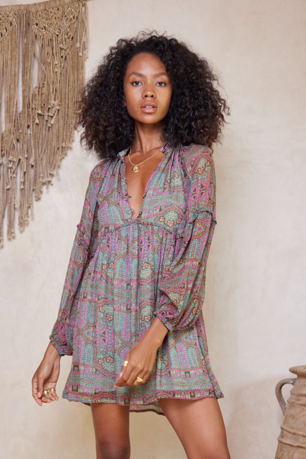 Marjorie Isla Mini Dress - Taragon sold by Tigerlily product image thumbnail 2