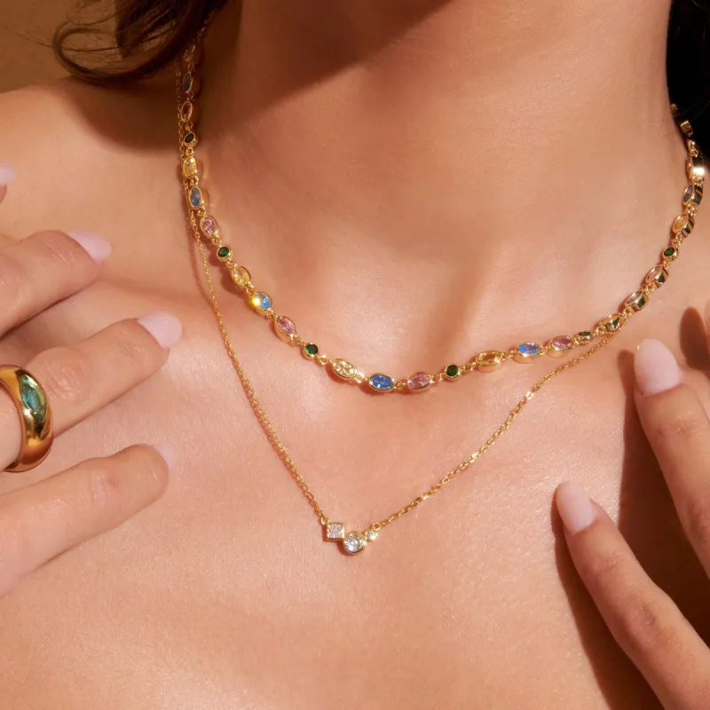 Arms Of Eve Isadora Gold Necklace - Gold sold by Tigerlily