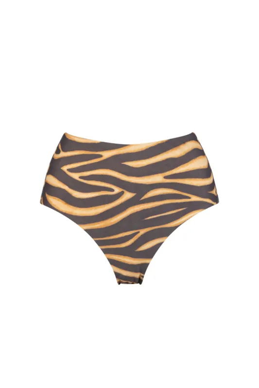 Zahara Ava Corset Bikini Bottom - Tiger sold by Tigerlily
