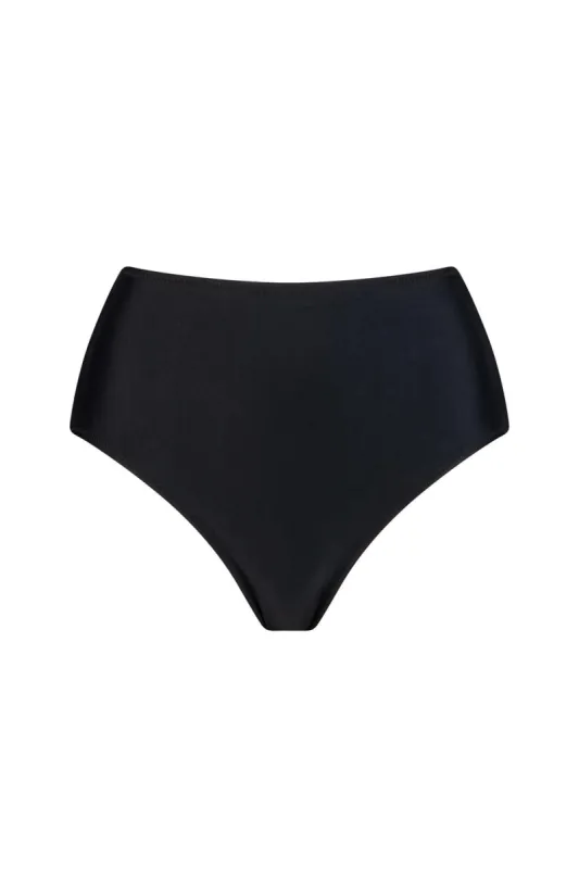 Tigerlily Ava Corset Bikini Bottom - Black sold by Tigerlily