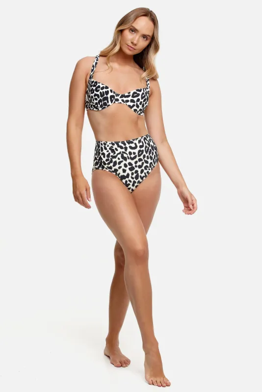 Kamika Ava Corset Bikini Bottom - Leopard sold by Tigerlily