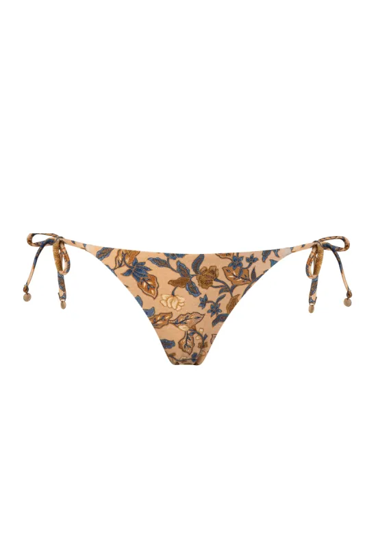 Soraya Miranda Bikini Bottom - Tawny Floral sold by Tigerlily