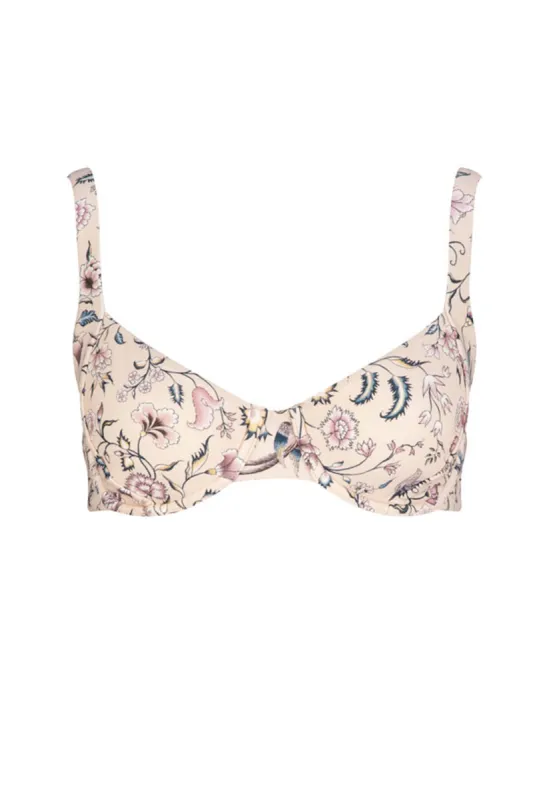 Livana Brigette Underwire Bikini Top - Cream sold by Tigerlily