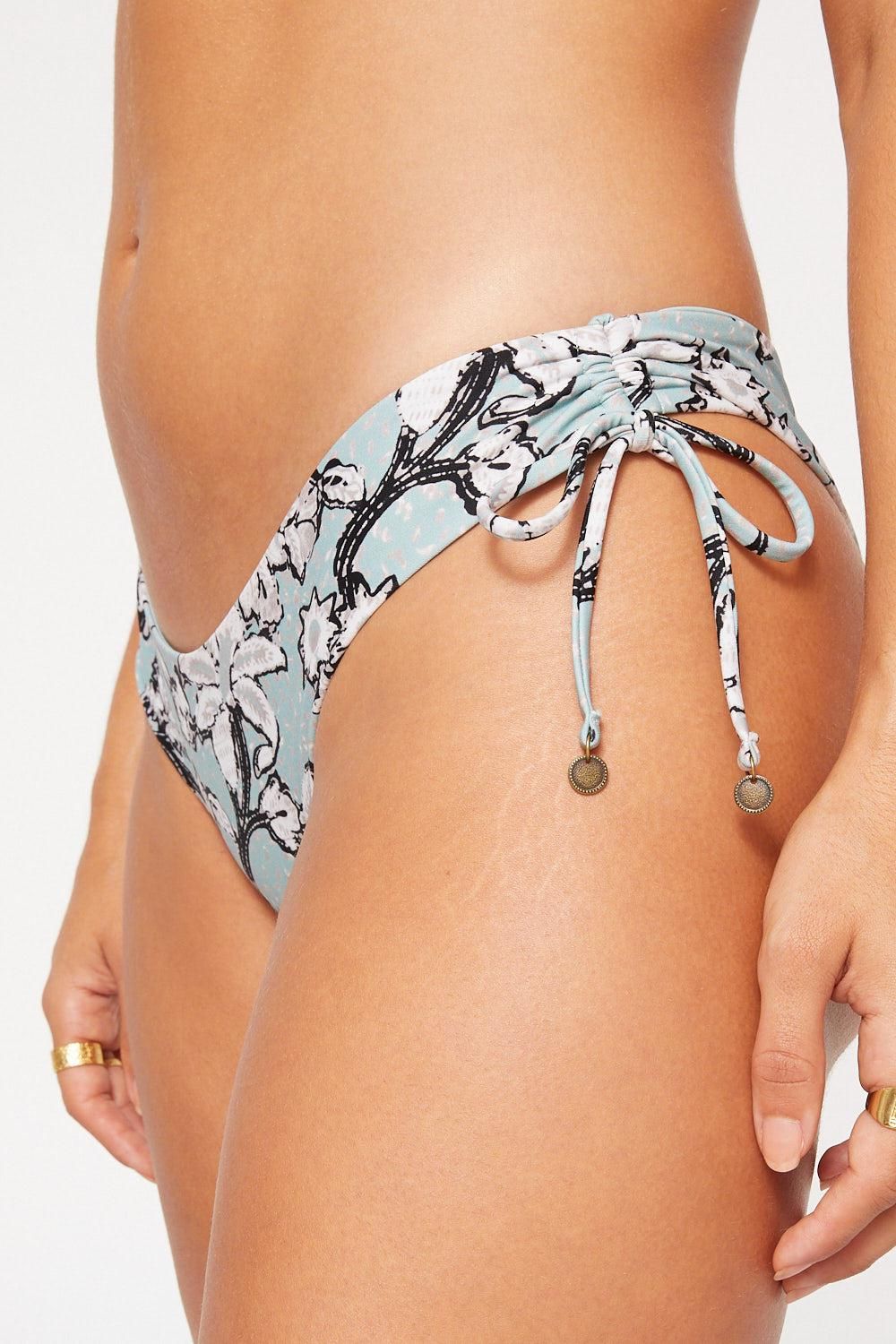 Ailana Pomona Bikini Bottom - Wave Blue Floral sold by Tigerlily product image thumbnail 3