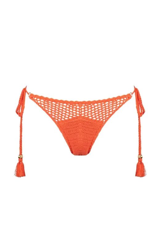 Capri High Argentina Crochet - Coral made by Tigerlily