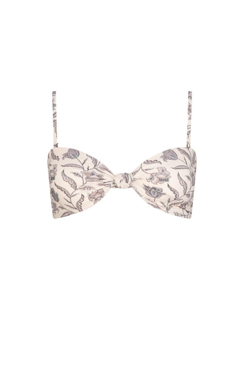 Amyris Devon Bandeau Bikini Top - Pearl Floral sold by Tigerlily product image thumbnail 2