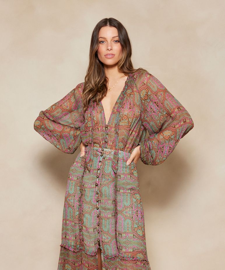 Marjorie Dove Blouse - Taragon sold by Tigerlily product image thumbnail 2