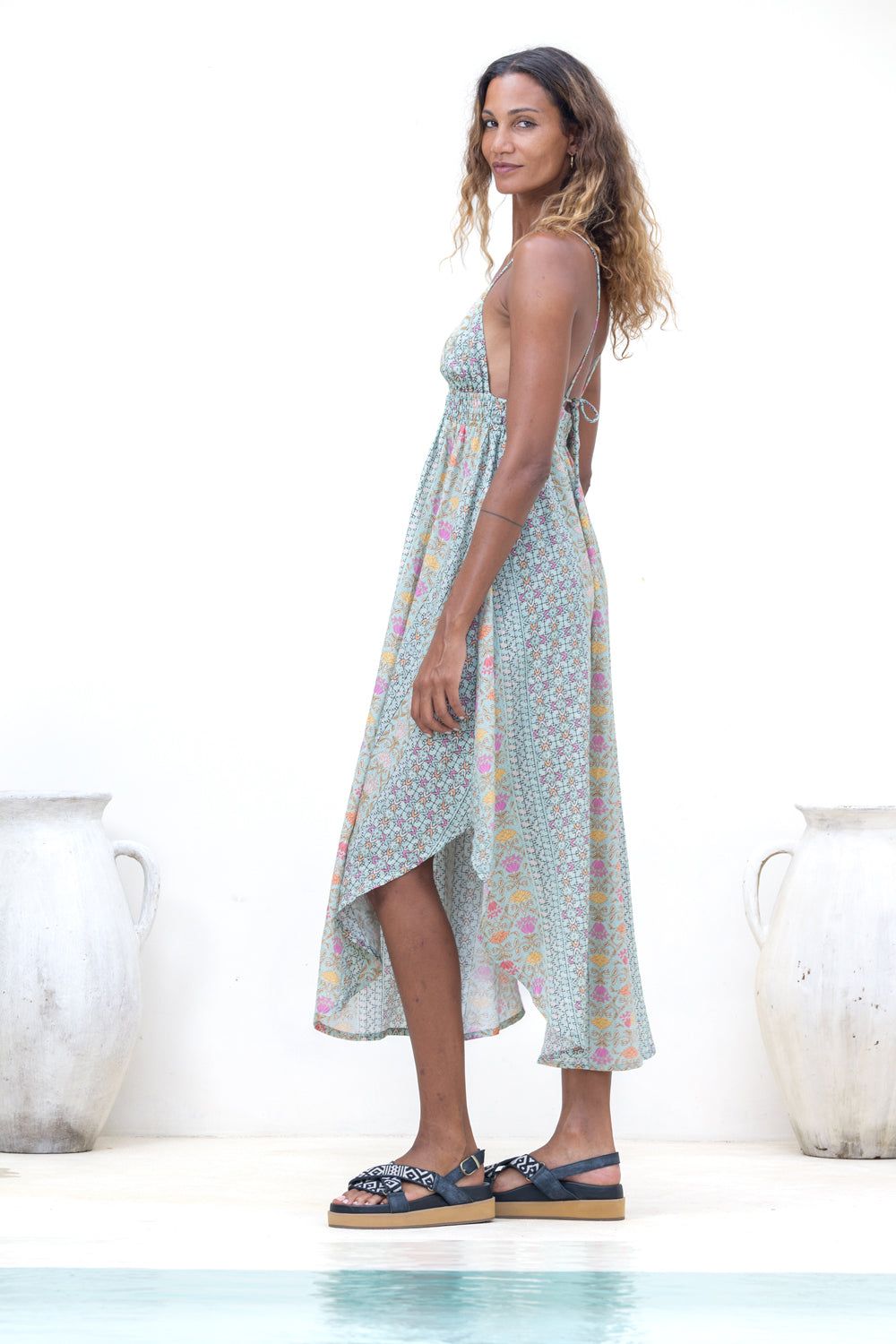 Rosalie Gloria Maxi Dress - Sage Blossom sold by Tigerlily product image thumbnail 4