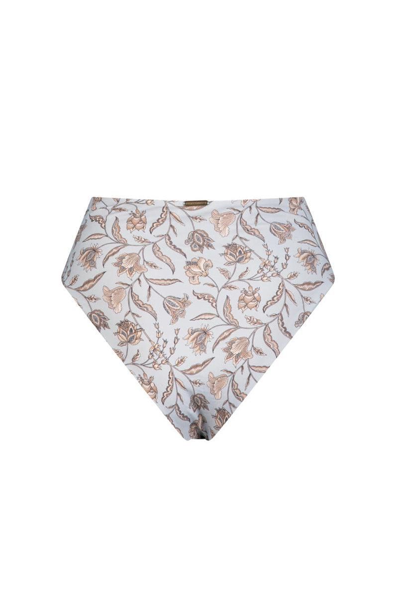 Amyris Ava High Corset Bikini Bottom - Pearl Blue Floral sold by Tigerlily product image thumbnail 3
