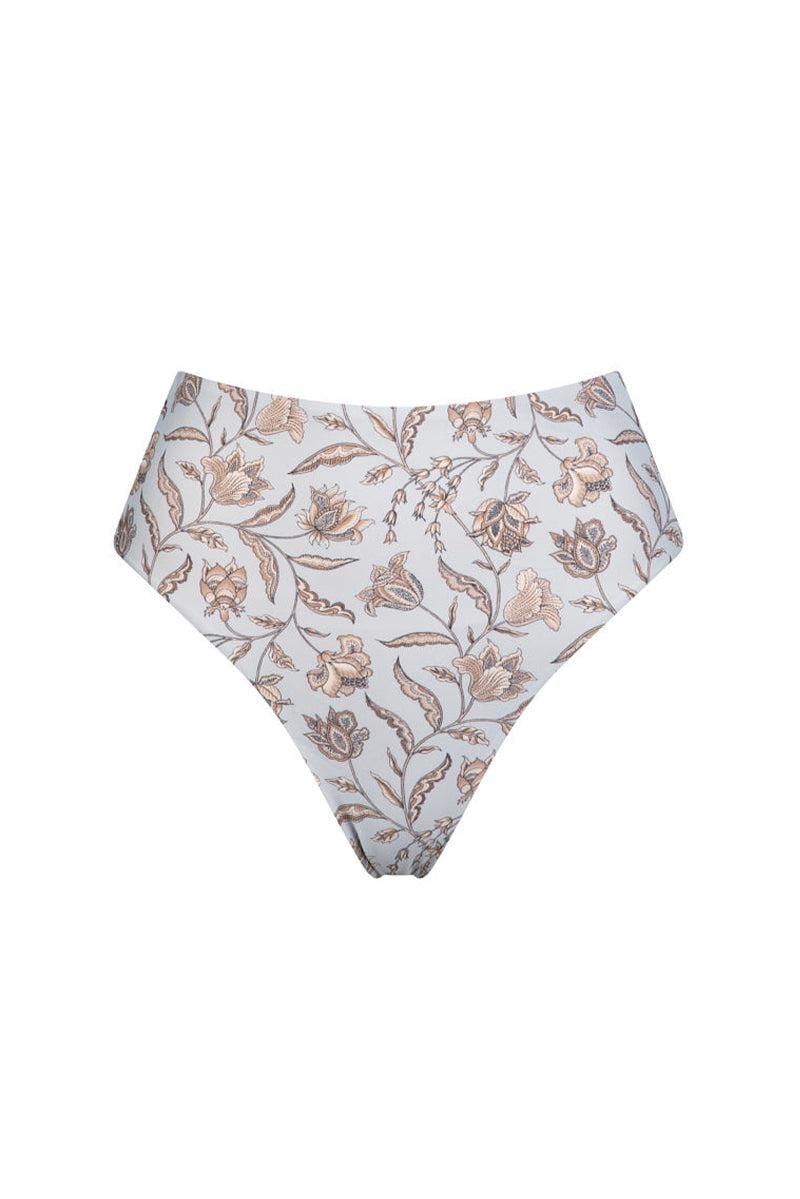 Amyris Ava High Corset Bikini Bottom - Pearl Blue Floral sold by Tigerlily product image thumbnail 2