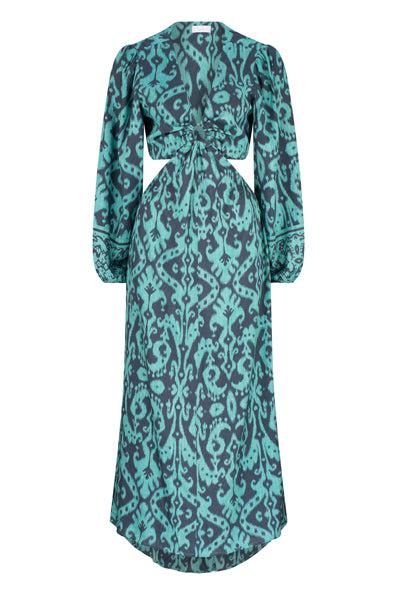 Kiriana Greta Maxi Dress - Juniper sold by Tigerlily product image thumbnail 2