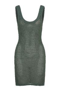Lotus Queenie Mini Dress - Sage sold by Tigerlily