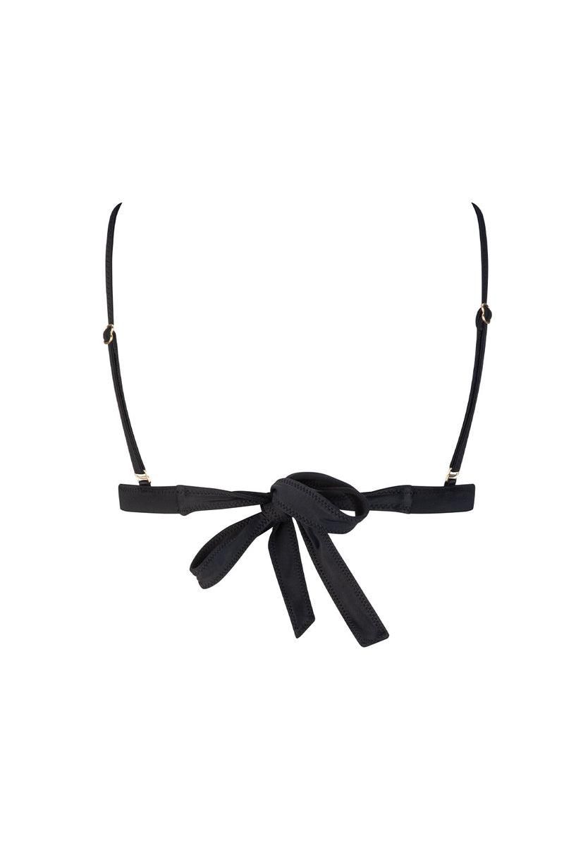 Tigerlily Elle Tie Back Bikini Top - Black sold by Tigerlily product image thumbnail 3