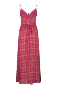 Eliza Teja Maxi Dress - Pink Ornate sold by Tigerlily
