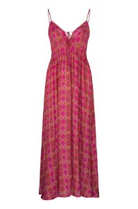 Eliza Teja Maxi Dress - Pink Ornate sold by Tigerlily