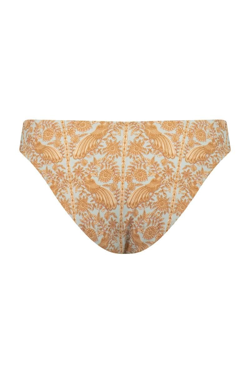 Ophelia High Tiger Reversible Bikini Bottom - Sky Blue Peacock X Leopard sold by Tigerlily product image thumbnail 3