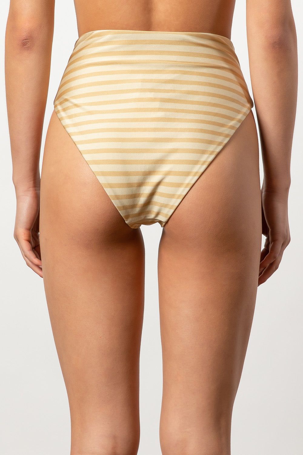 Verena Ava Corset Bikini Bottom - Taupe Stripe sold by Tigerlily product image thumbnail 3