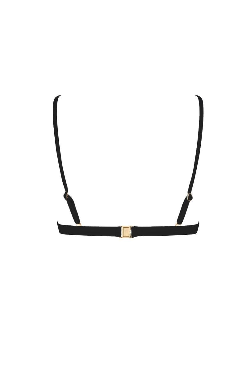 Tigerlily Longline Tri Bikini Top - Black sold by Tigerlily product image thumbnail 3