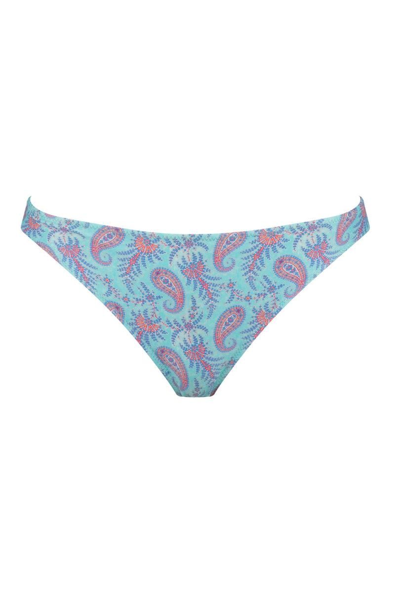 Ainsley Dhalia Bikini Bottom - Turquoise Paisley sold by Tigerlily product image thumbnail 2