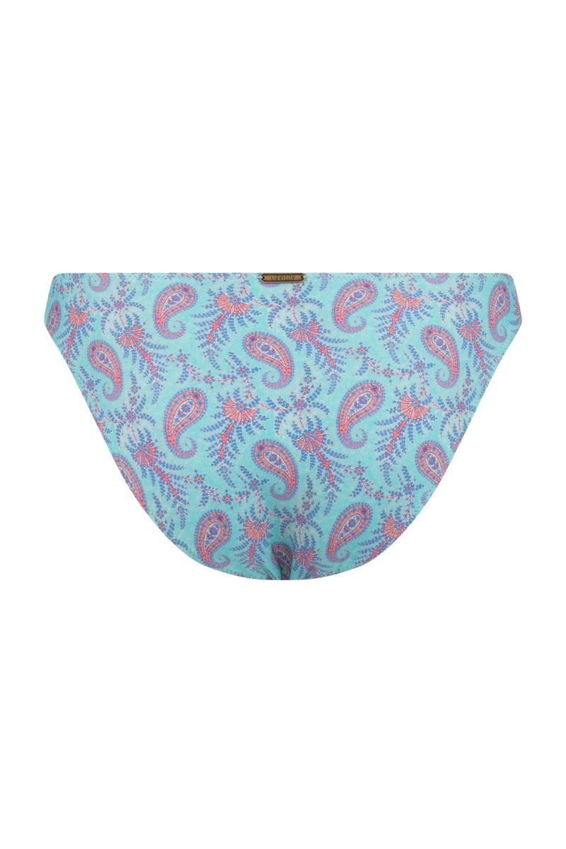 Ainsley Dhalia Bikini Bottom - Turquoise Paisley sold by Tigerlily product image thumbnail 3