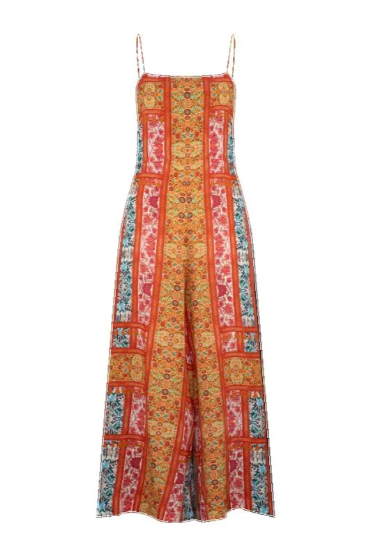 Idra Selena Strappy Jumpsuit - Idra Patchwork sold by Tigerlily