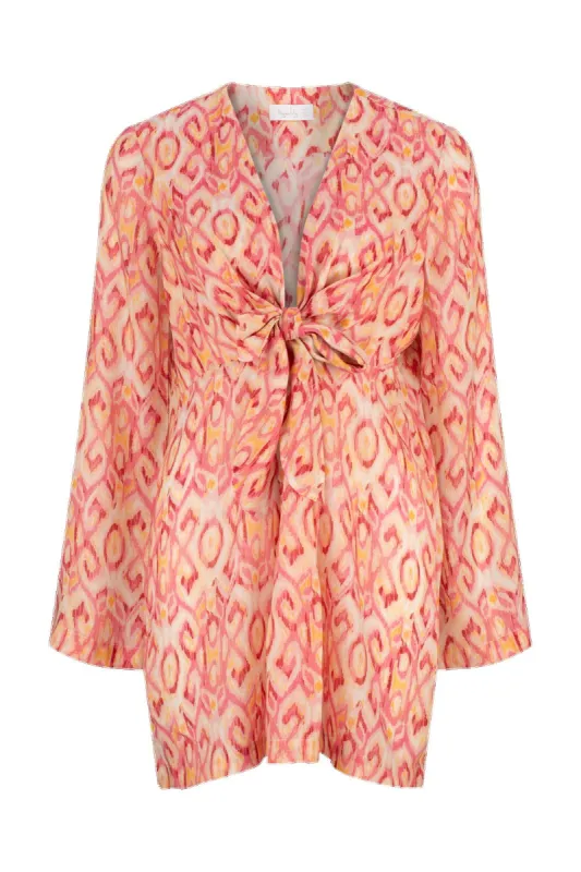 Cleo Adrielle Kaftan - Desert Rust sold by Tigerlily