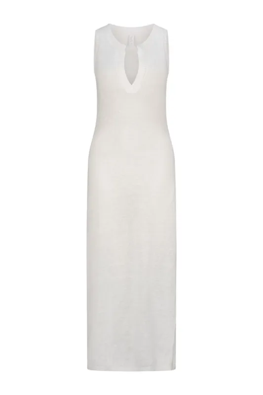 Marella Candace Sleeveless Midi Dress - White sold by Tigerlily