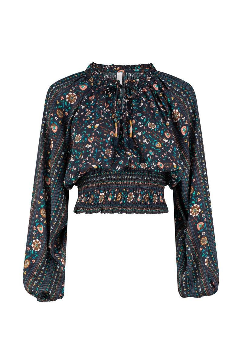 Esmerelda Priya Blouse - Dusk Floral sold by Tigerlily