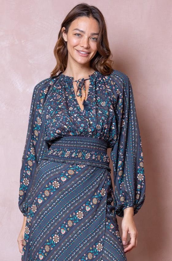 Esmerelda Priya Blouse - Dusk Floral sold by Tigerlily product image thumbnail 2