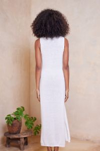 Marella Candace Sleeveless Midi Dress - White sold by Tigerlily