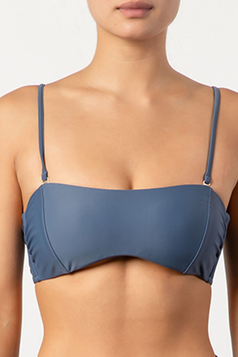 Tigerlily Gabrielle Bandeau Bikini Top - Vintage Indigo sold by Tigerlily
