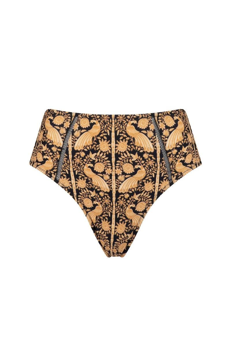 Ophelia Ava High Reversible Bikini Bottom - Black Peacock X Leopard sold by Tigerlily product image thumbnail 2