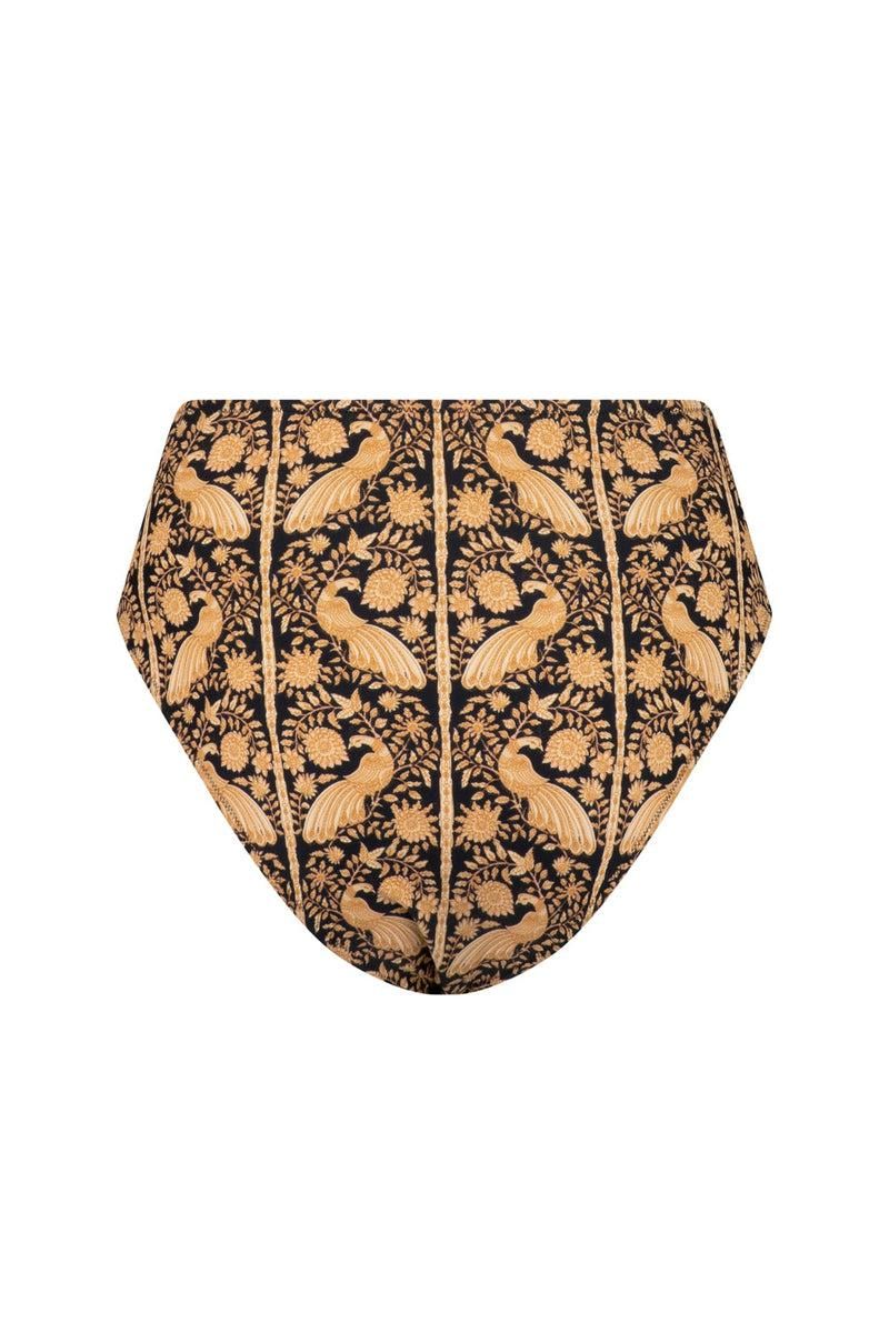 Ophelia Ava High Reversible Bikini Bottom - Black Peacock X Leopard sold by Tigerlily product image thumbnail 3