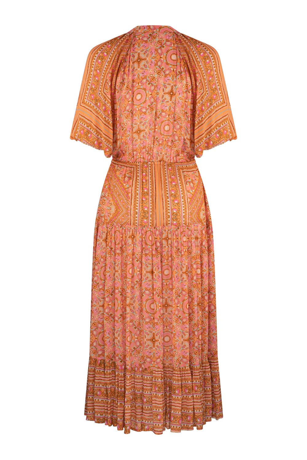 Luciana Jade Midi Dress - Tangerine sold by Tigerlily product image thumbnail 3