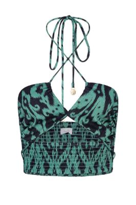 Kiriana Hattie Crop Top - Juniper sold by Tigerlily