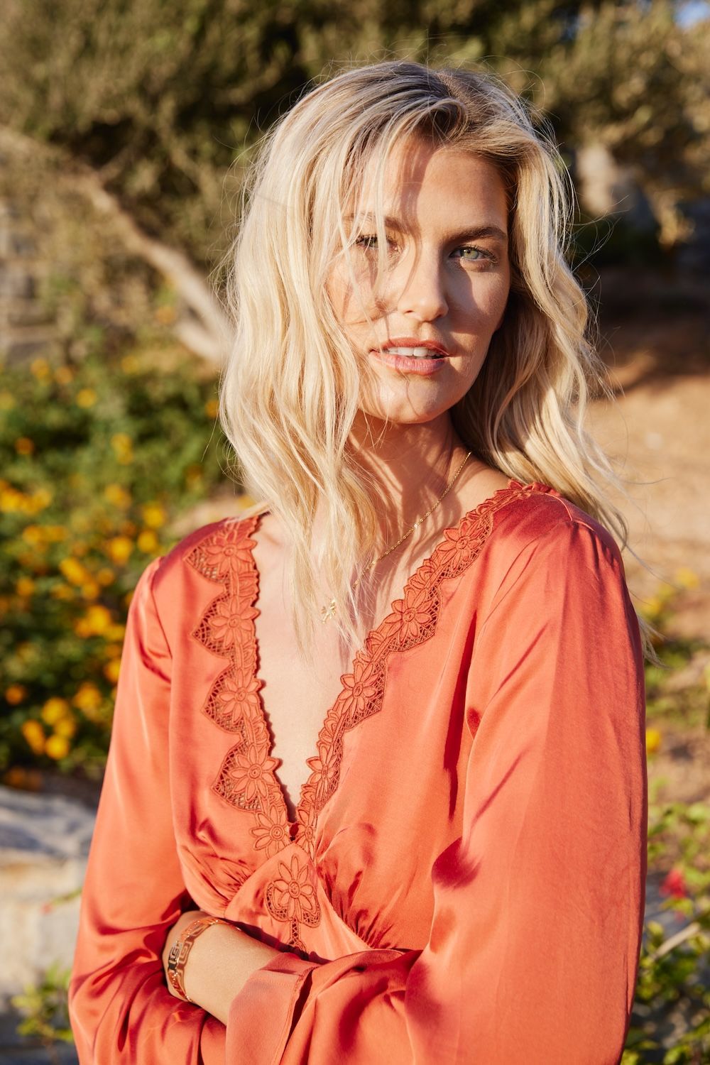 Aurora Ezra Maxi Dress - Ginger Spice sold by Tigerlily product image thumbnail 2