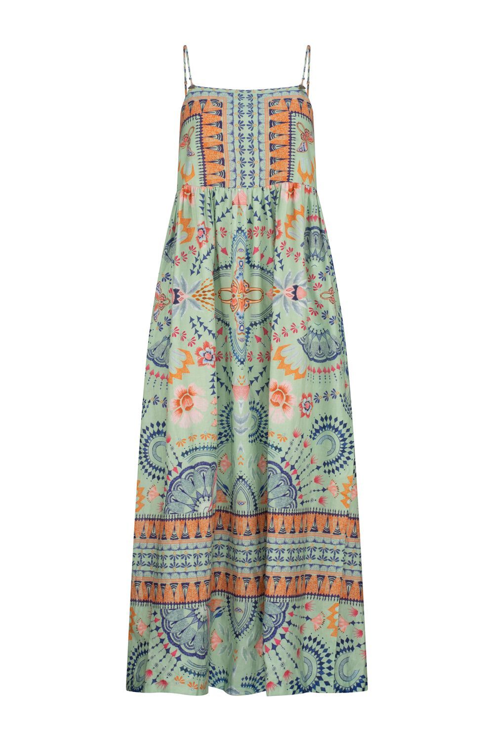 Wandering Folk Hyacinth Maxi Dress - Pistachio sold by Tigerlily