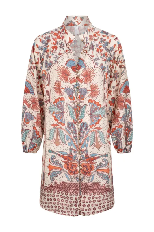 Alexandria Lorena Shirt Dress - Terracotta Sand sold by Tigerlily