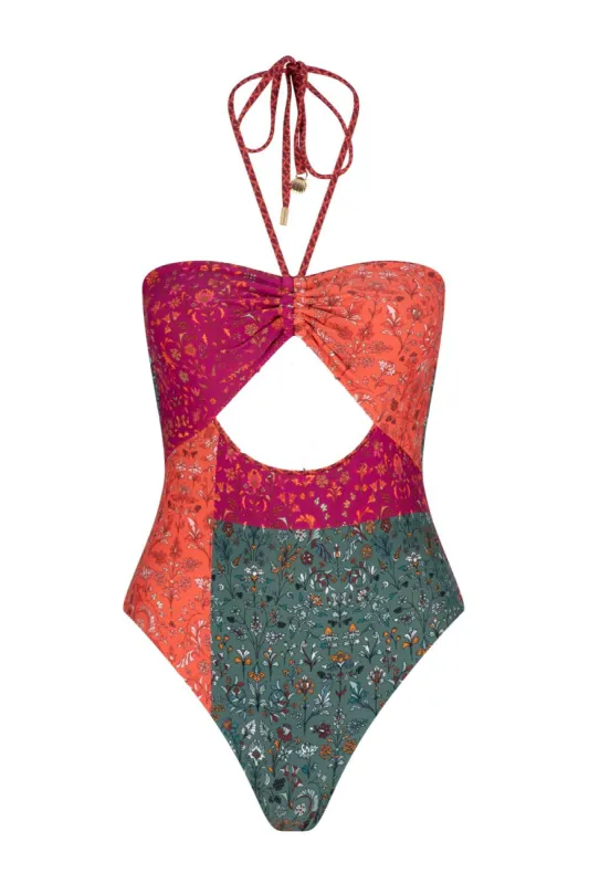 Alexandria Mia One Piece - Floral Patchwork sold by Tigerlily