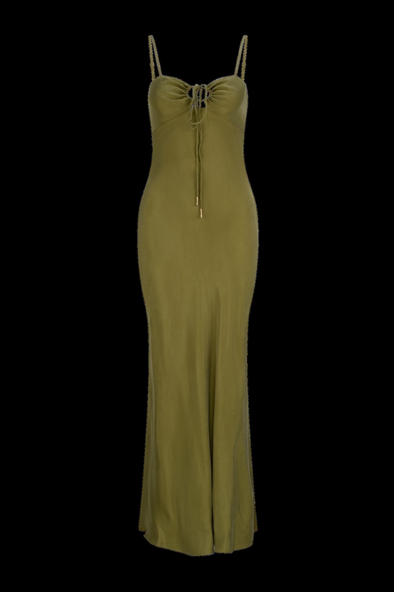 Cinzia Arielle Maxi Dress - Olive sold by Tigerlily