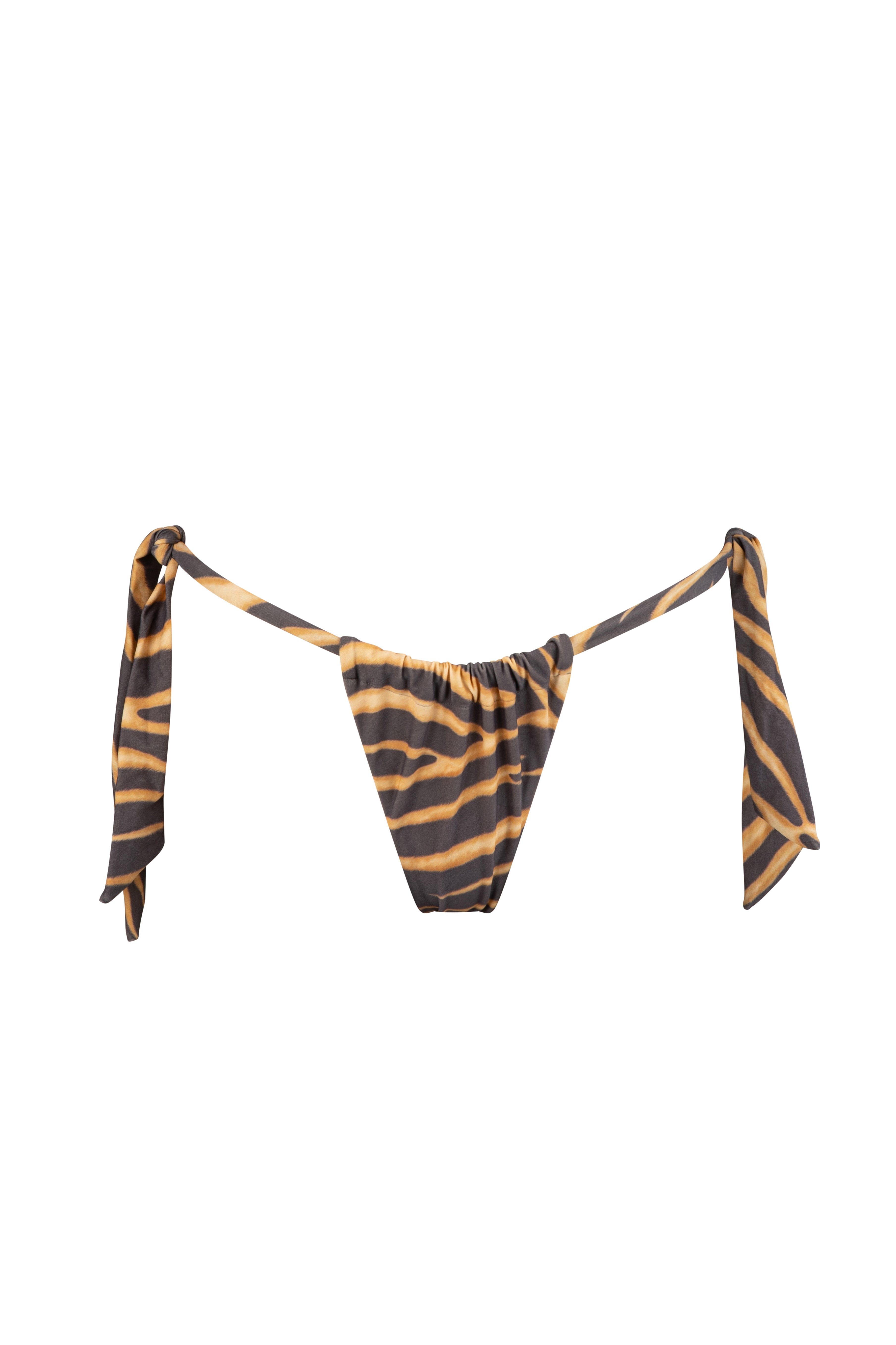 Zahara Kahlia Tie Bikini Bottom - Tiger sold by Tigerlily