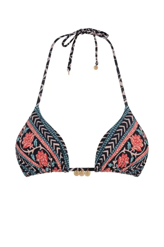 Sarika Tara Tri Bikini Top - Raven Cherry sold by Tigerlily